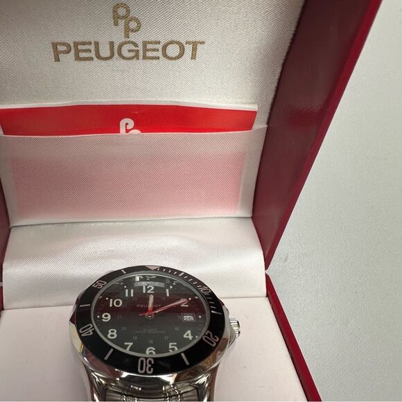 Peugeot Men's Silver Watch - Picture 3 of 6